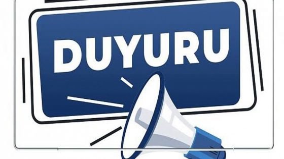 Duyuru Yayından Kaldırma Bildirimi